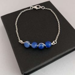 Sterling silver Sapphire Bracelet 3