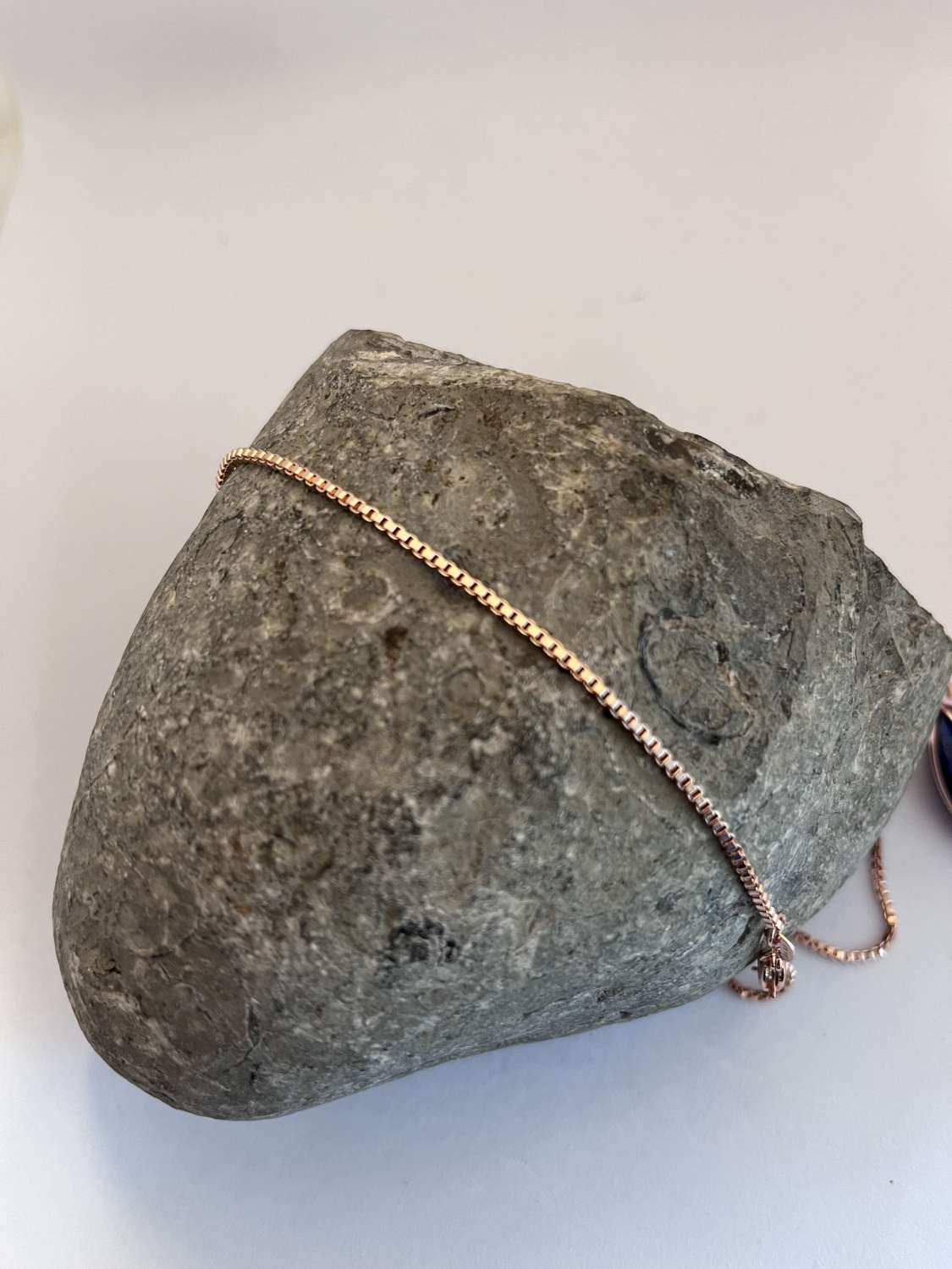 Rose Gold Sodalite Necklace Rose Gold Sodalite Necklace
