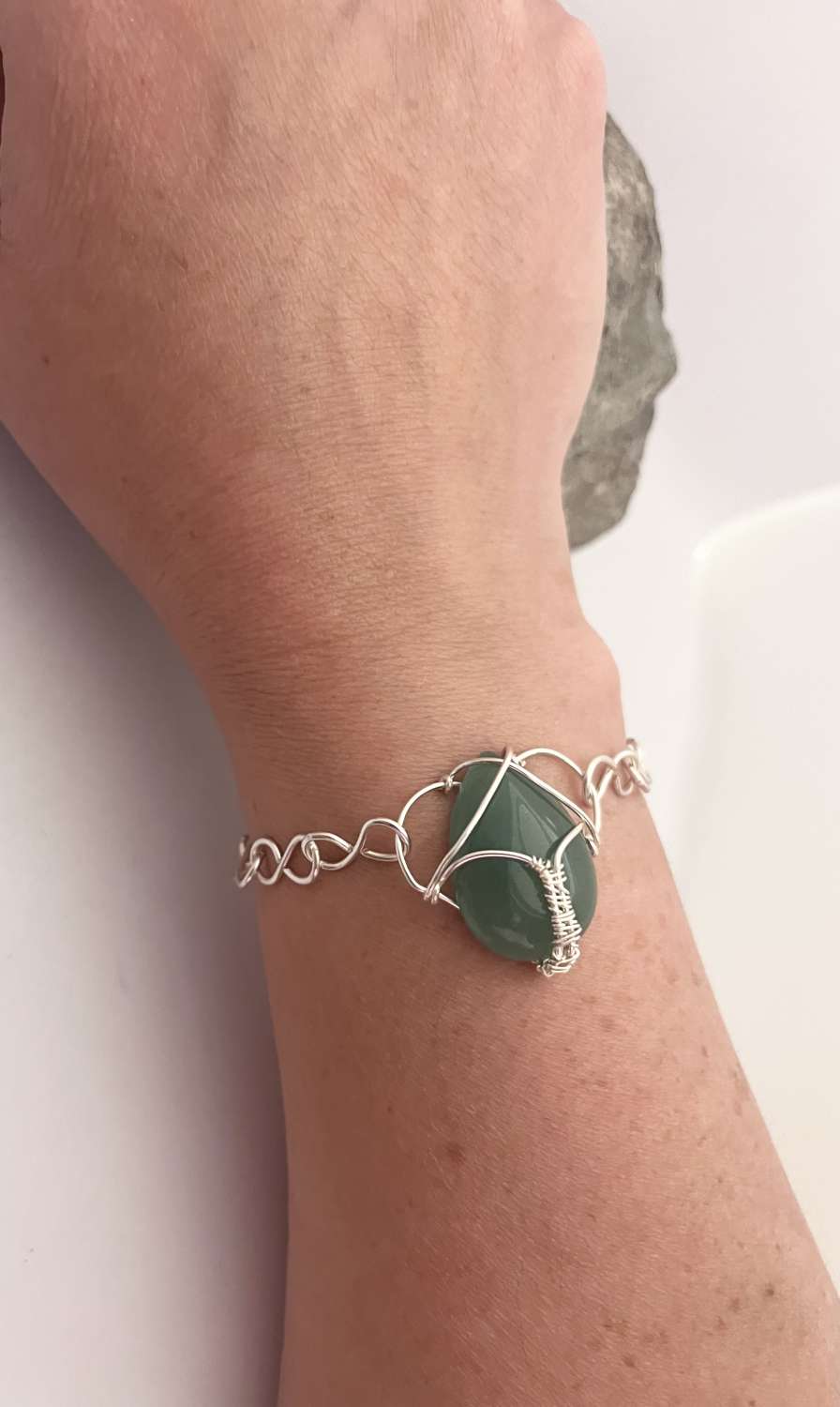 Green Agate Bracelet Green Agate Bracelet