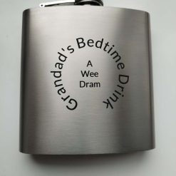 6 Oz hip flask in gift box
