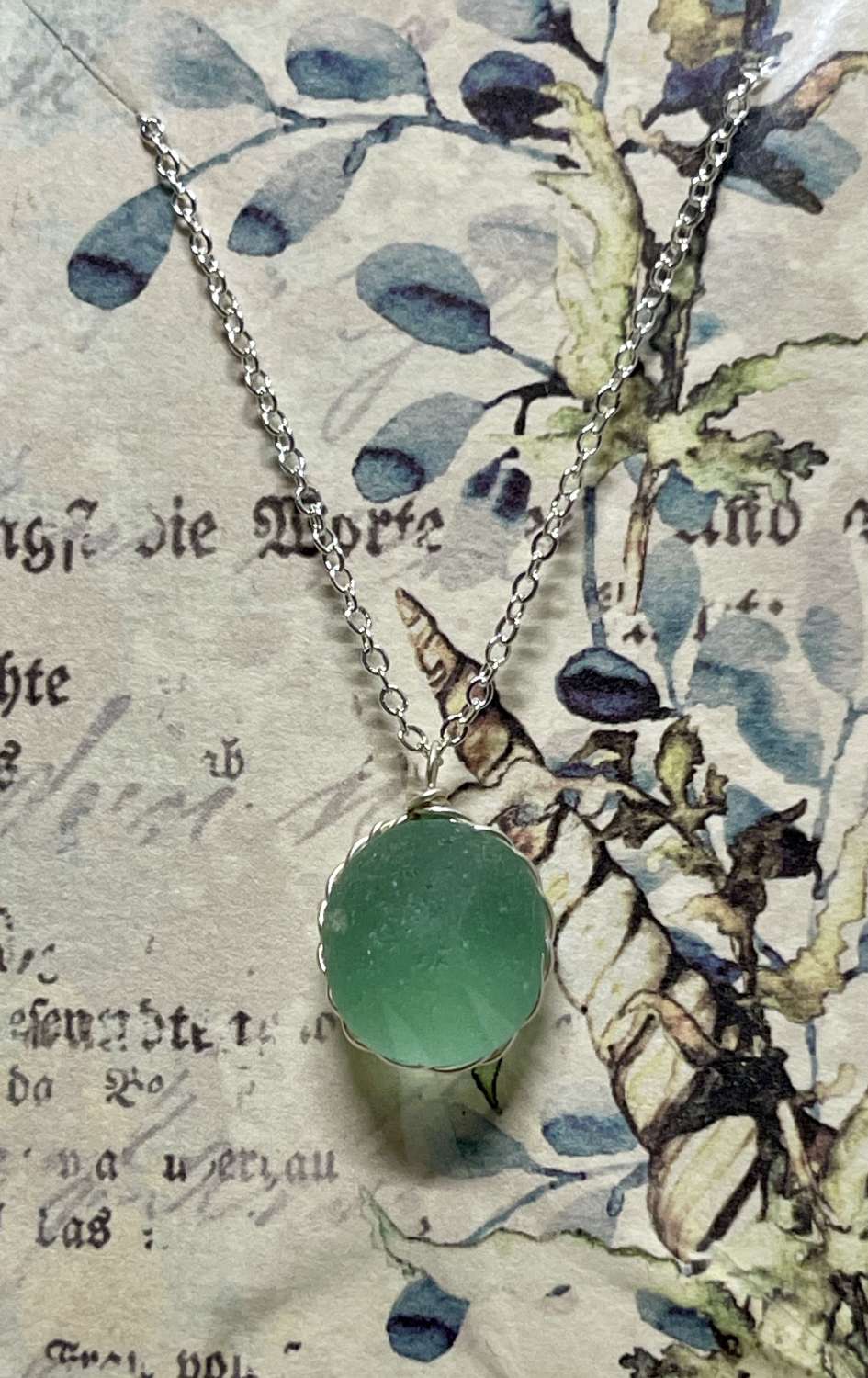 Seaglass Pendant Seaglass Pendant