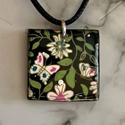Petri Effect Resin Casting Pendant on an 18" Black Cord 3 Petri Effect Resin Casting Pendant on an 18" Black Cord 8