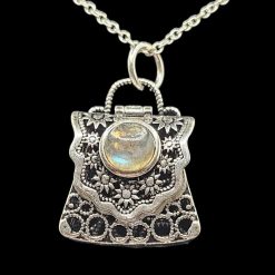 Labradorite Handbag Pendant