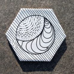 Terracotta Decor Tile ZTO - Moon