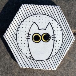 Terracotta Decor Tile ZTO - Cat