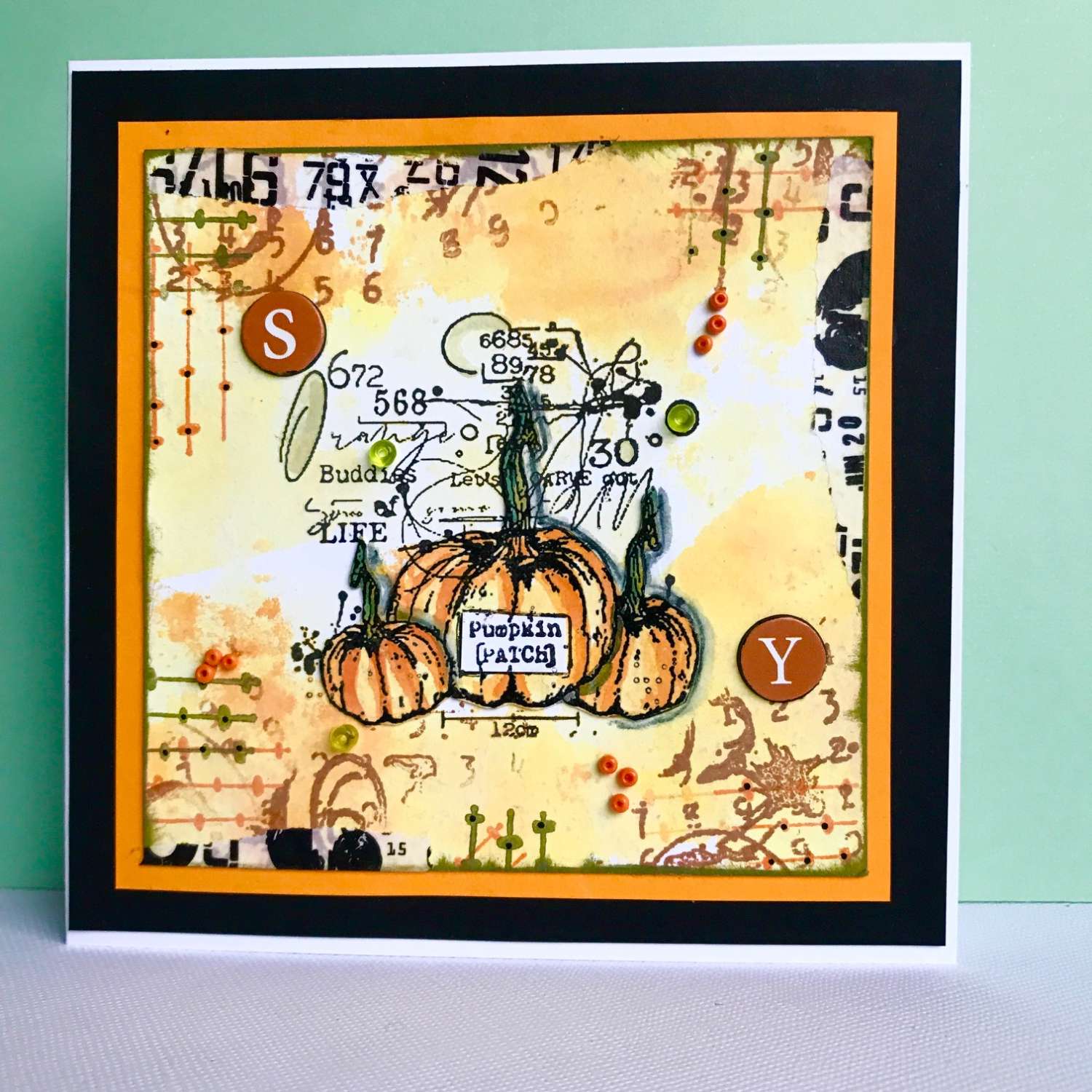 Halloween Card - 'Pumpkin Halloween' Halloween Card - 'Pumpkin Halloween'