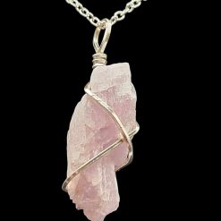 Raw Kunzite Pendant