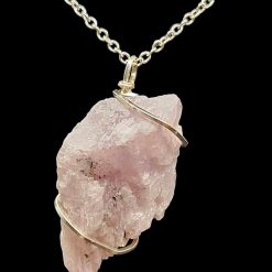 Raw Kunzite Pendant #3