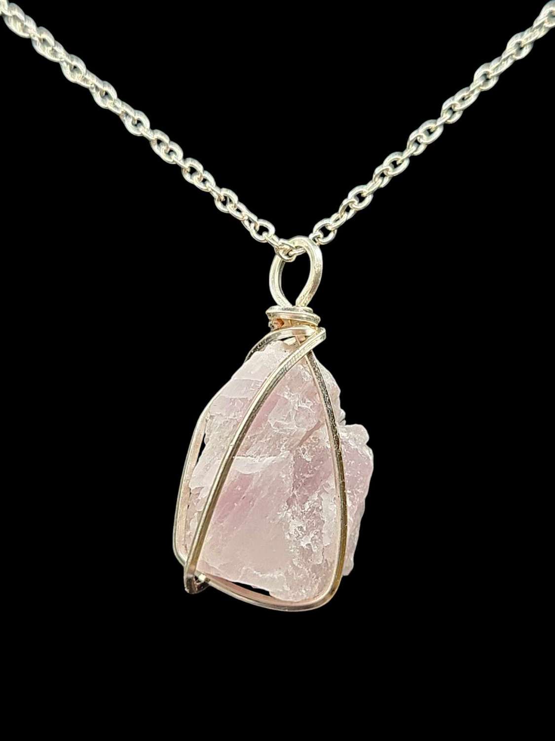 Raw Kunzite Pendant #6 Raw Kunzite Pendant #6