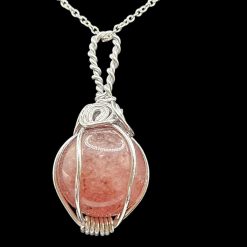 Strawberry Quartz Pendant
