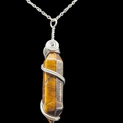 Tigers Eye Point Pendant