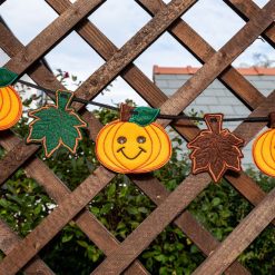 Bunting Halloween Pumpkin garland, decoration.