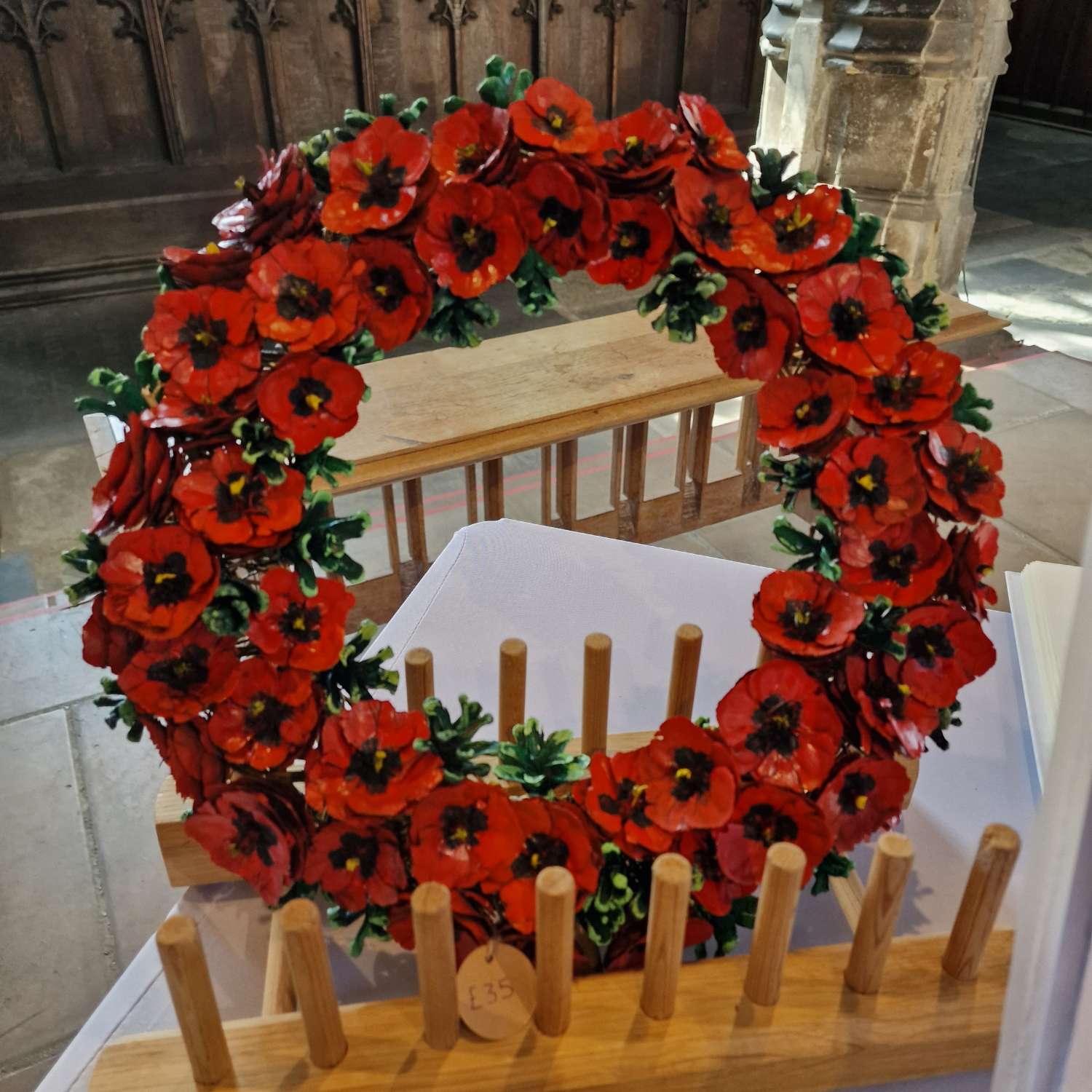 Poppy pinecone wreath Poppy pinecone wreath