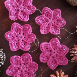Christmas Star decorations 5pcs