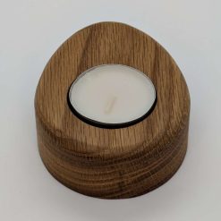 Oak Tea Light Holder, oval 2 Oak Tea Light Holder, oval 2