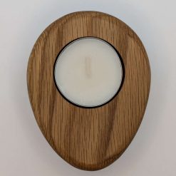 Oak Tea Light Holder, oval 3 Oak Tea Light Holder, oval 3