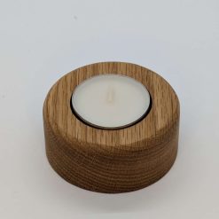 Oak Tea Light Holder, 1 tea light 1