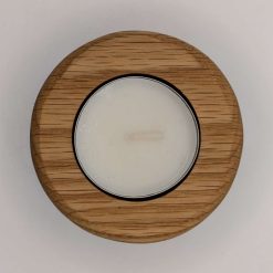 Oak Tea Light Holder, 1 tea light 2