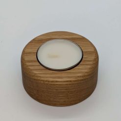 Oak Tea Light Holder, 1 tea light