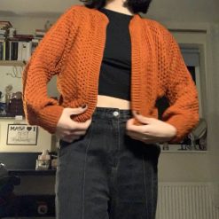 Cozy up in style with our Handcrafted Crocheted Cardigan! Size 8-10 UK