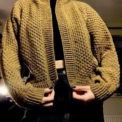 Cozy up in style with our Handcrafted Crocheted Cardigan! Size 8-10 UK