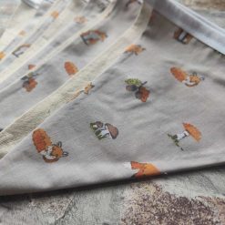 FOXES/MUSHROOMS-BUNTING