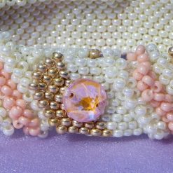 Vintage Inspired Peyote Cuff 4 Vintage Inspired Peyote Cuff 4
