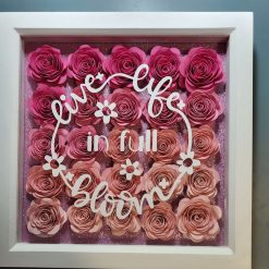 Live life in full bloom (deep frame box)