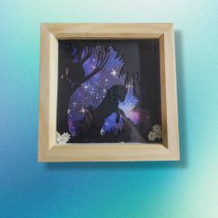 Horse silhouette (deep frame box)