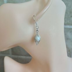 Moonstone Dangle Earrings 4 Moonstone Dangle Earrings 4