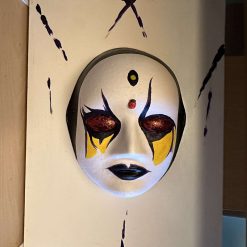 Gothic Mask mounted on canvas