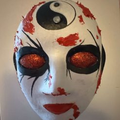 Gothic Mask mounted on canvas