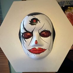 Gothic Mask mounted on canvas