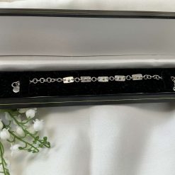 Handmade Sterling Silver Linked Bracelet
