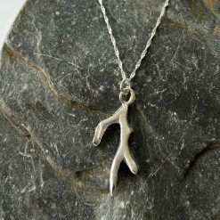 Silver Seaweed Necklace 4