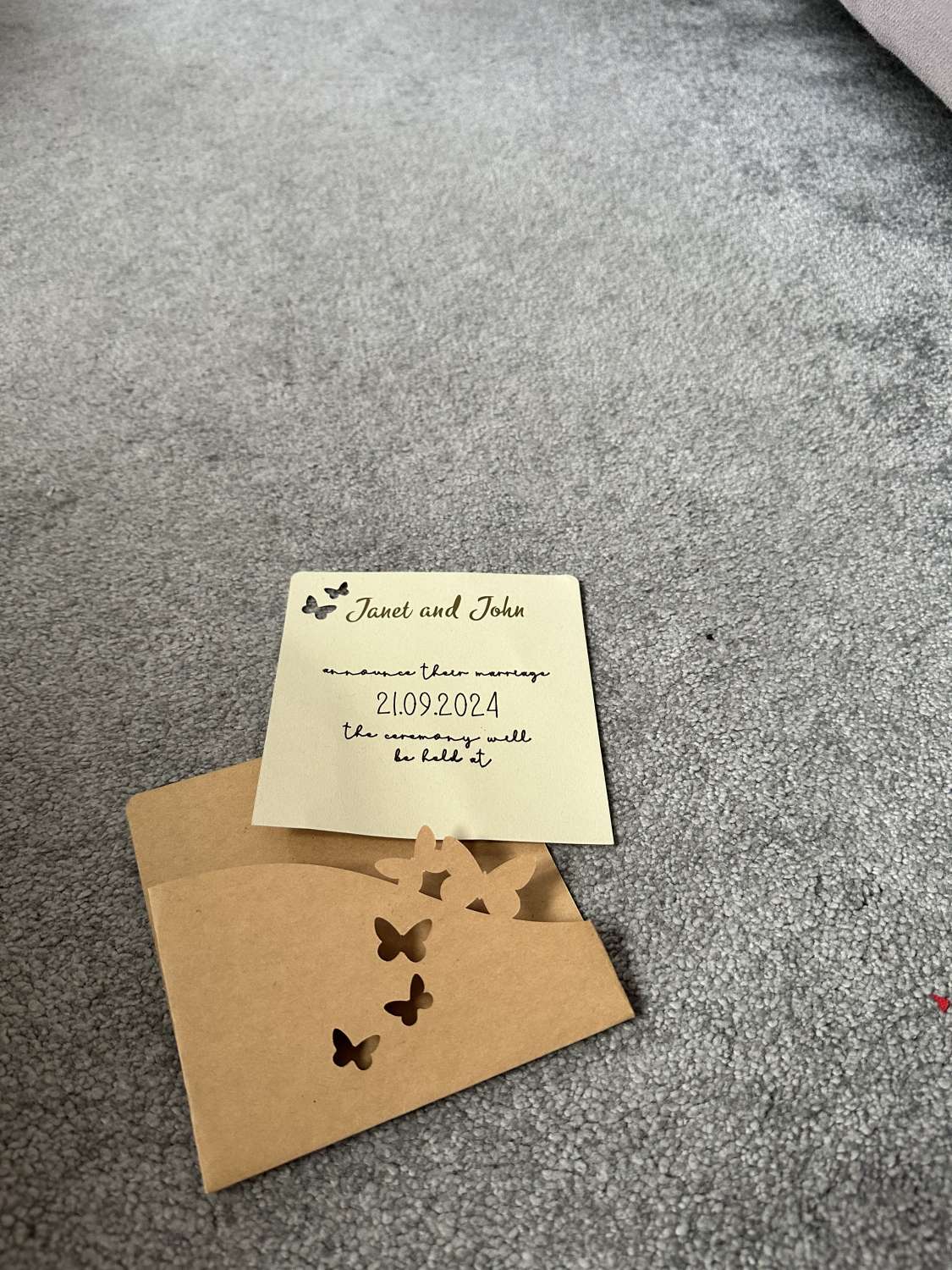 Wedding invitation Wedding invitation