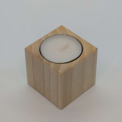 Tealight holder made from British Ash, 5cm