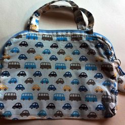 Bird print fabric bag