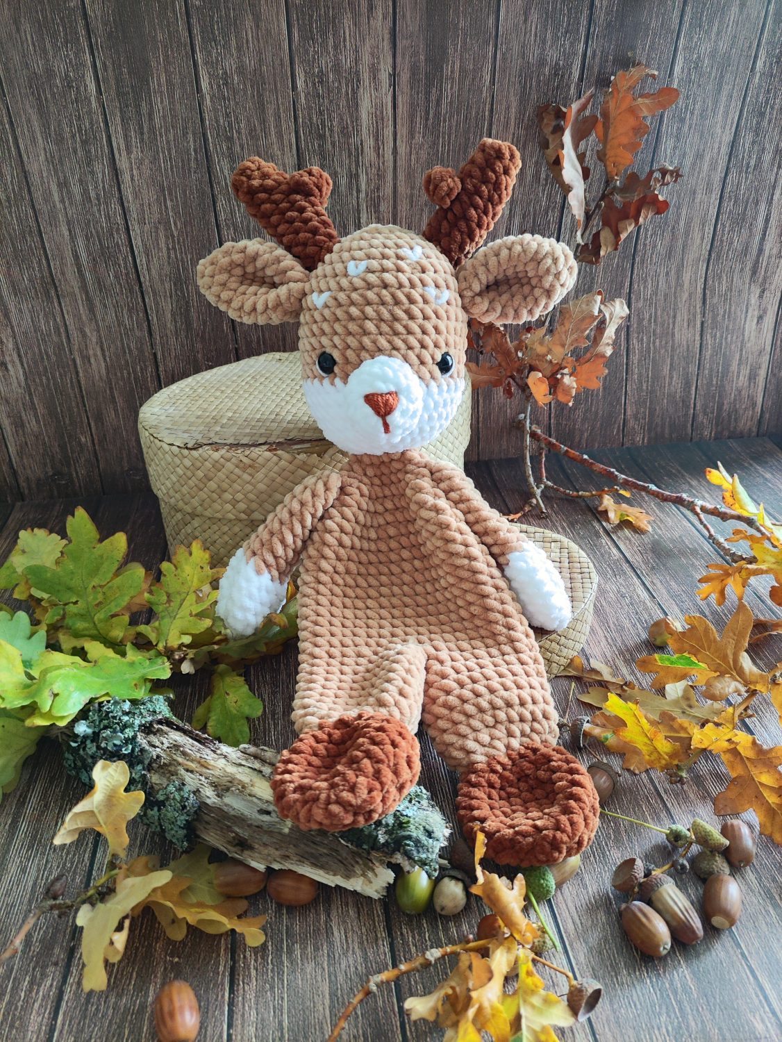 Crochet Reindeer Snuggler Crochet Reindeer Snuggler