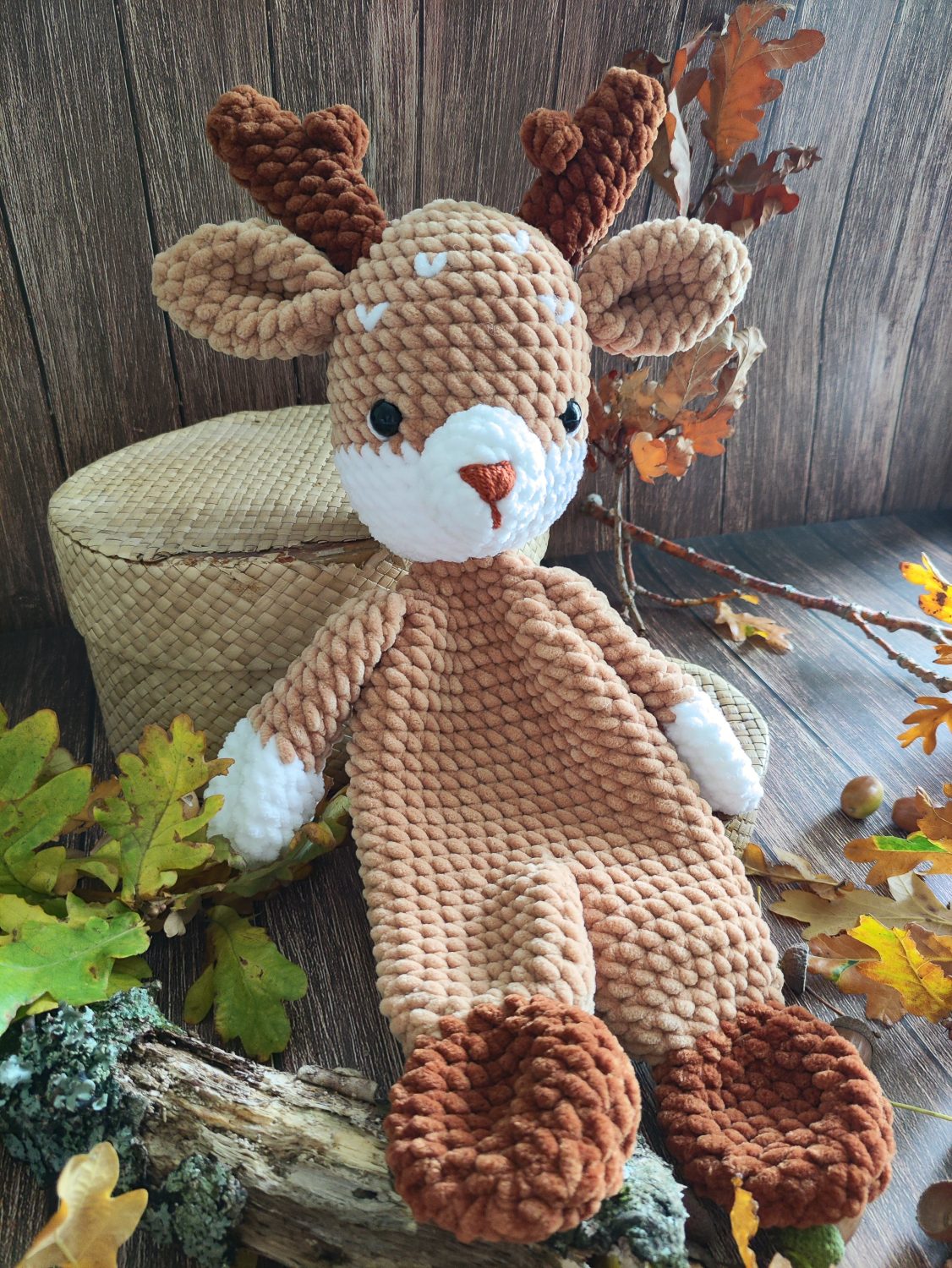 Crochet Reindeer Snuggler Crochet Reindeer Snuggler