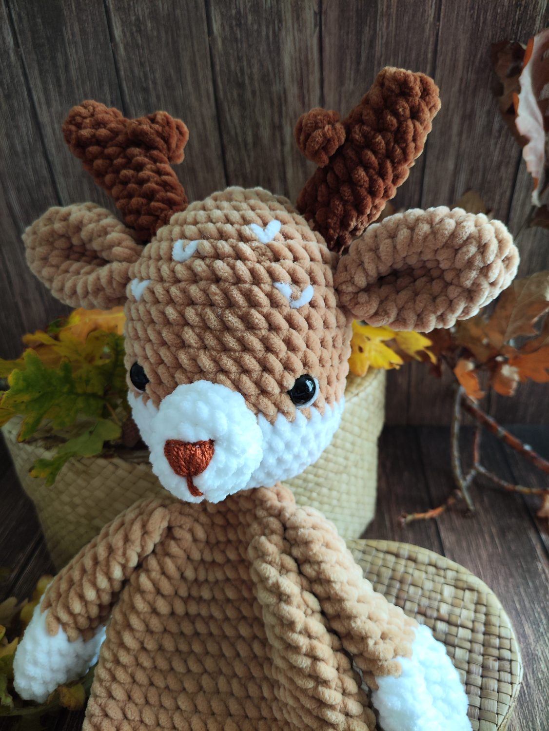 Crochet Reindeer Snuggler Crochet Reindeer Snuggler