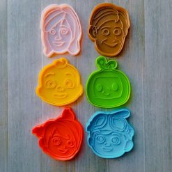 3D Cocomelon Cookie/Biscuit/Playdough Cutters