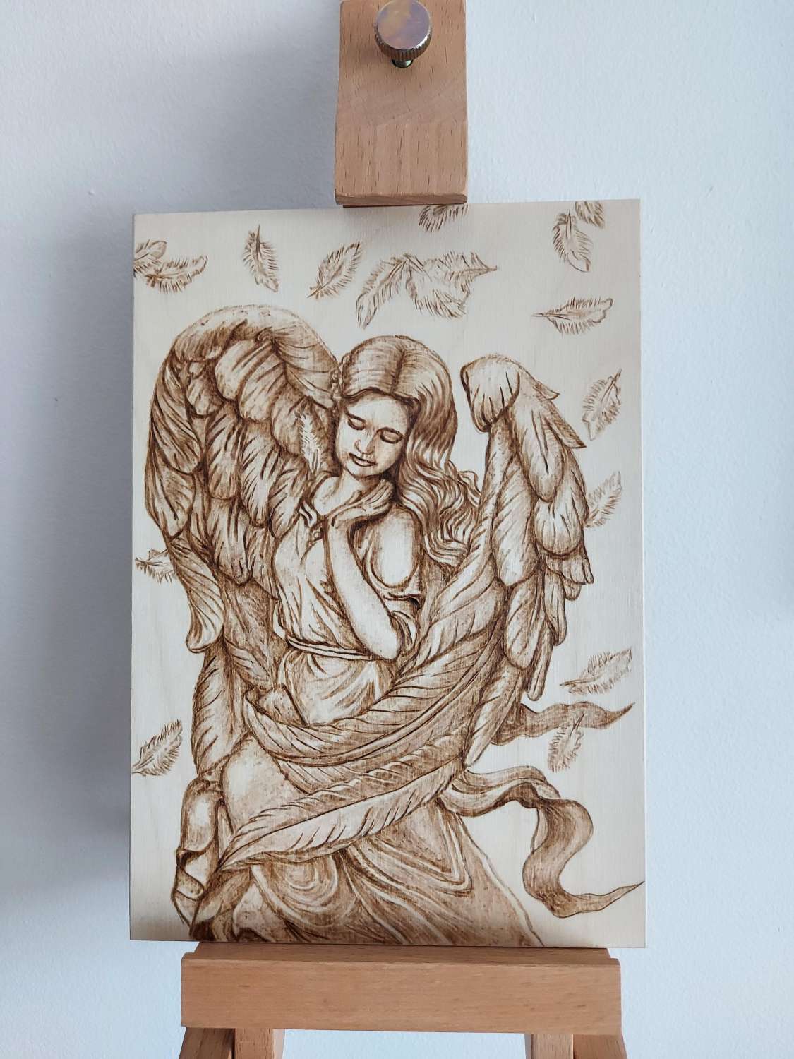 Harry Potter style wooden notebook with freehand pyrography Harry Potter style wooden notebook with freehand pyrography