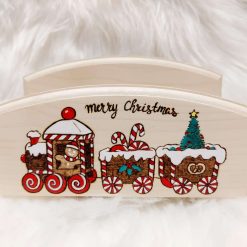 Christmas Eve Box with pyrography design