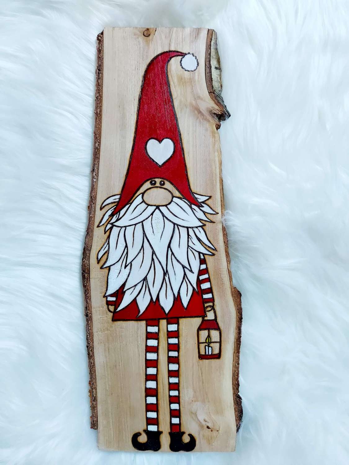 Christmas Eve Box with pyrography design Christmas Eve Box with pyrography design
