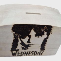 Money Box with holistic pyrography design 2 Money Box with holistic pyrography design 2