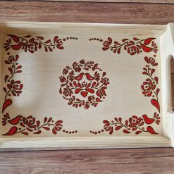 Harry Potter style wooden notebook with freehand pyrography