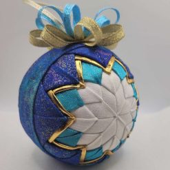 Blue/green shimmer bauble