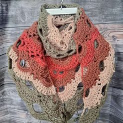 Crocheted shawl