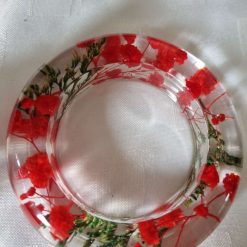 OvalChristmas themed trinket tray